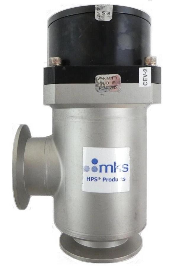Used MKS Instruments LPV1-50-AK-CNZS Pneumatic Right Angle Chamber Valve NW50 Working
