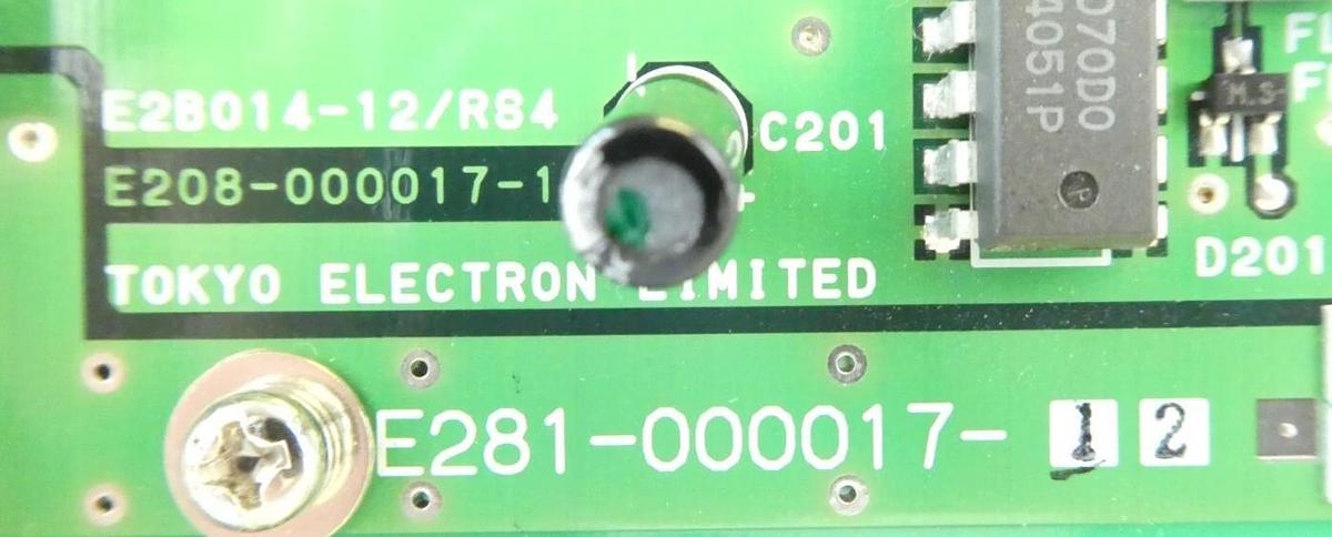 Used TEL Tokyo Electron E280-000016-12 FDP3 Display PCB Card Working Surplus