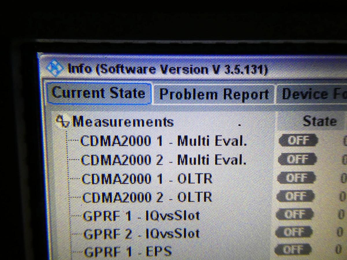Used Rohde & Schwarz 1201.0002K50 Wideband Radio Comm Tester CMW 500 V 3.5.131