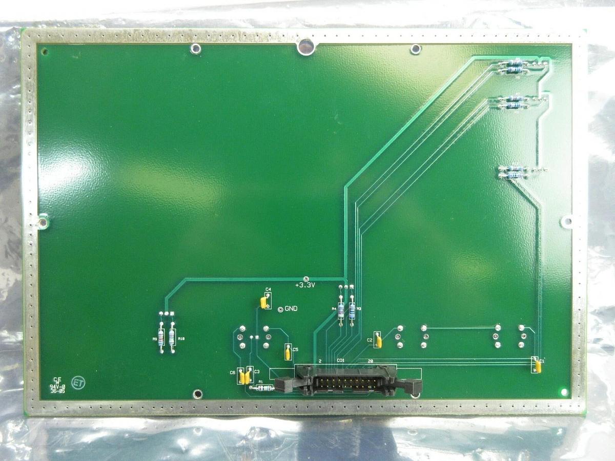 Used Particle Measuring Systems 1000008735 FiberVac II Display Board PCB Rev. B Used