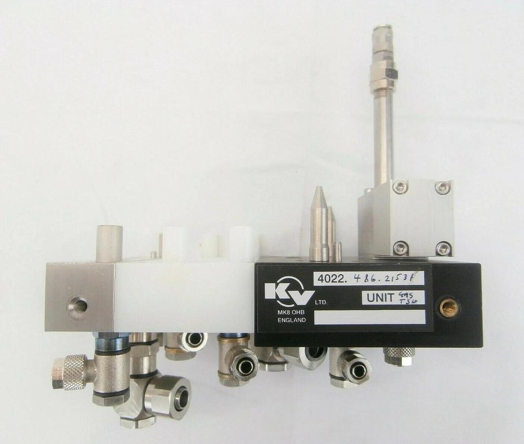 Used KV Automation 4022.486.21531 Gas TSU Manifold Assembly 4022.480.62841 Spare