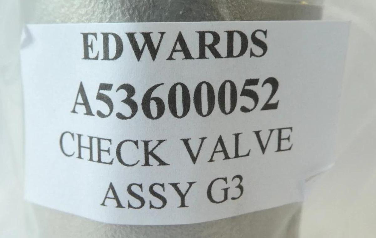 Edwards A53600752 Vacuum Pump Check Valve iGX Series NW25 New Surplus