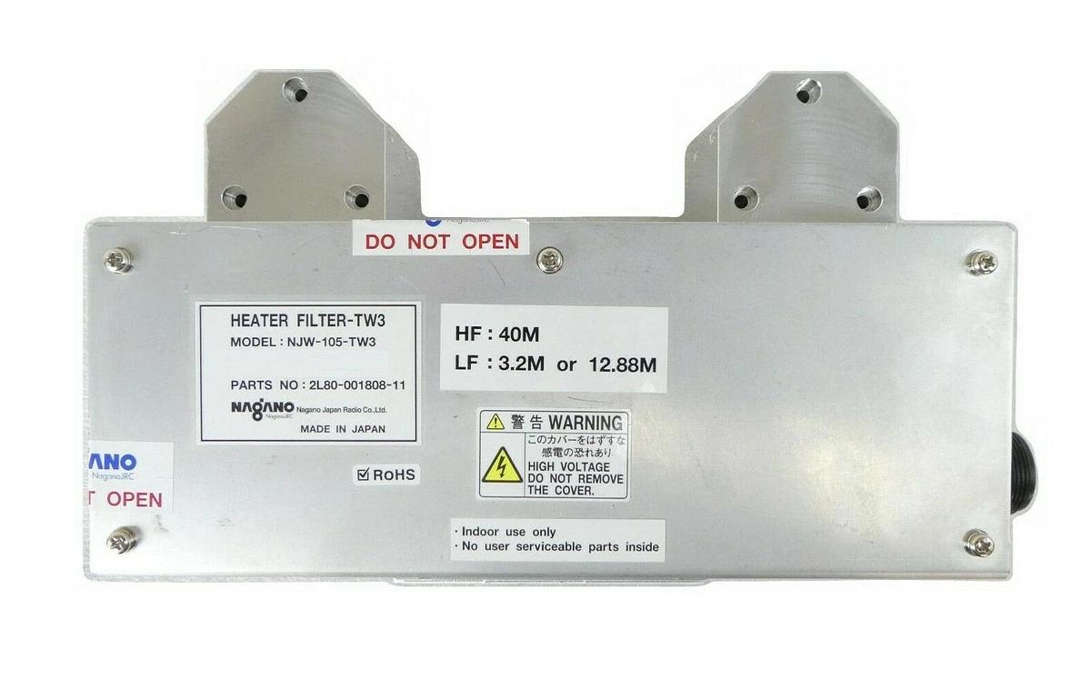 Nagano NJW-105-TW3 Filter TW3 TEL Tokyo Electron 2L80-001808-11 Trias New Spare