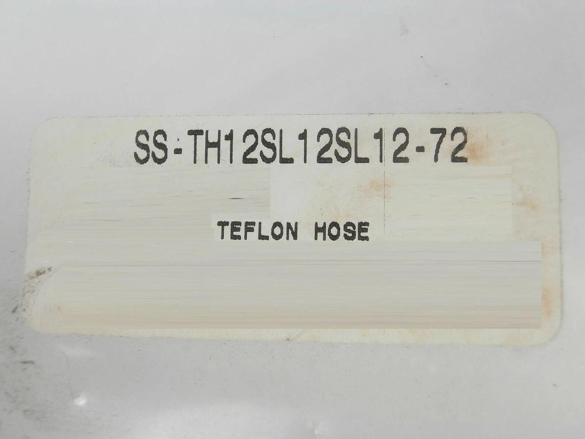 Swagelok SS-TH12SL12SL12-72 SS Braided PTFE Hose T Series Tube Fittings 72" New