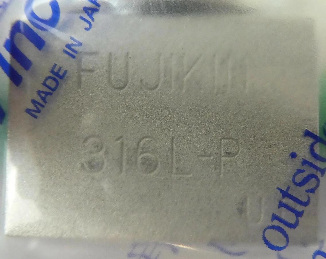Fujikin FPR-UDDF-71-6.35-2-316LP-ALC Diaphragm Valve Mattson 493-16031-00 New