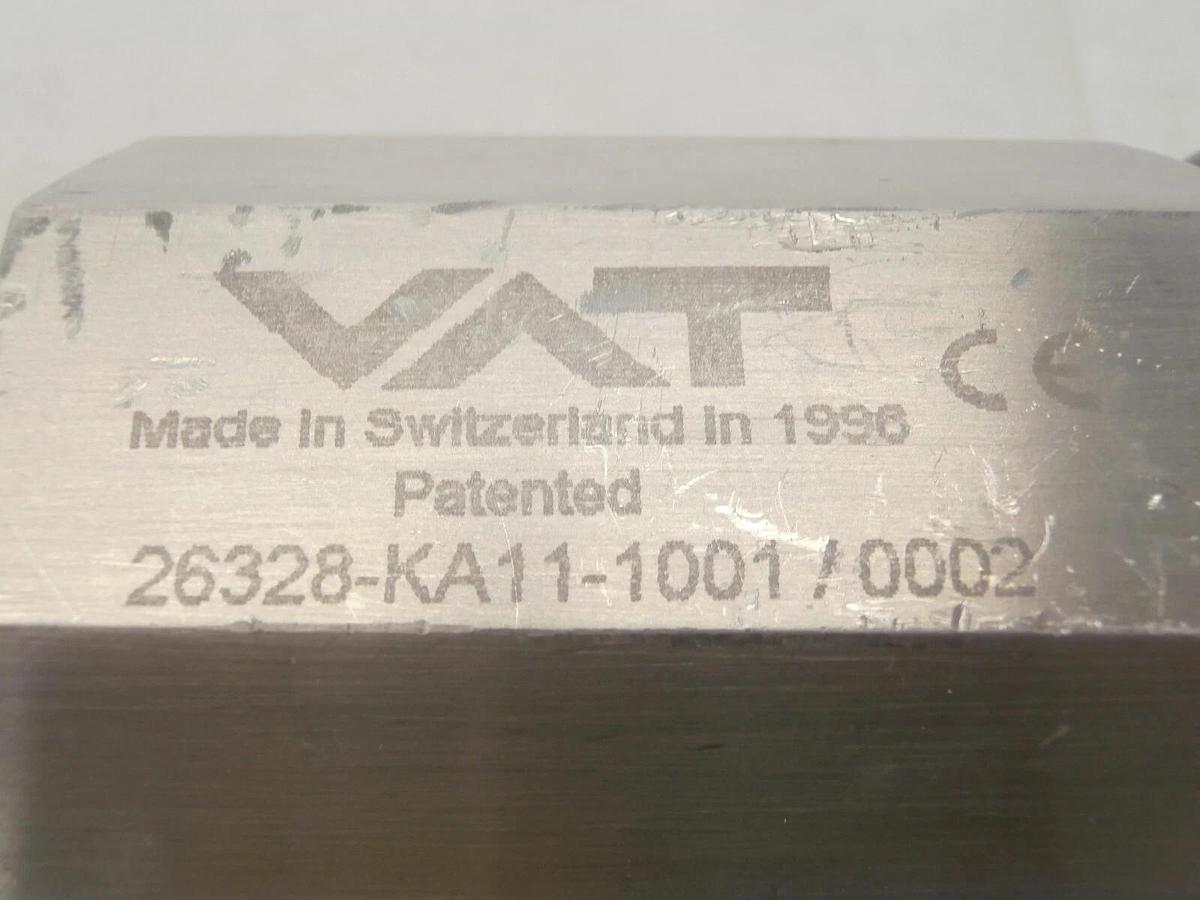 Used VAT 26328-KA11-1001 Pneumatic Right Angle Vacuum Valve Lam FPD Continuum Spare