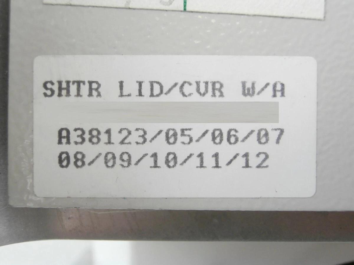 Used SPTS Technologies A38123 Sigma 200 Shutter Lid Cover W/A A47582 Working Surplus