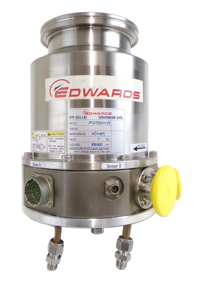 Used STP-301CB1 Edwards PT21FZ000X5 Turbomolecular Pump Turbo Working Surplus