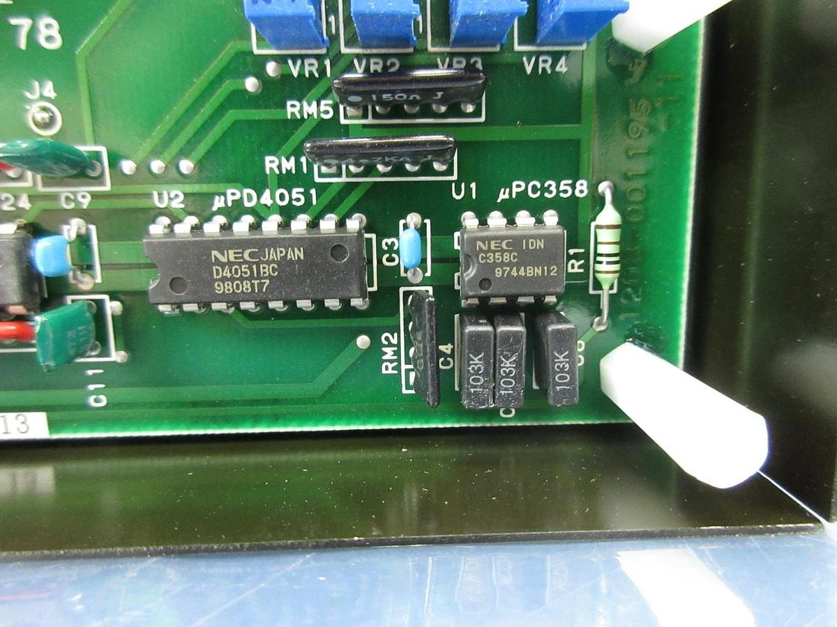 Used TEL Tokyo Electron 1281-001195-1 Prealigner AMP 78 PCB 1208-001195-11 Working