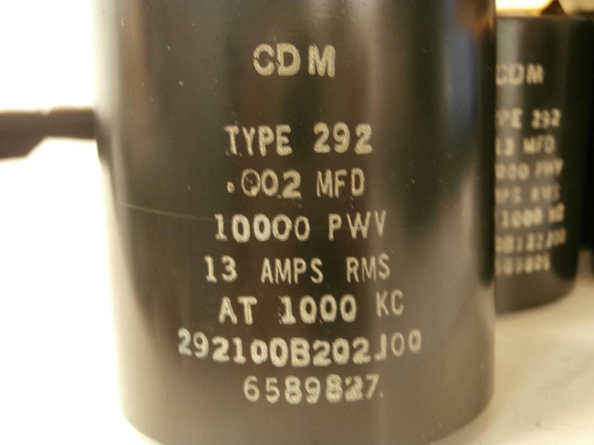 Used AMAT Applied Materials 0021-10744 RF Match Capacitor Assembly Outer Coil Working