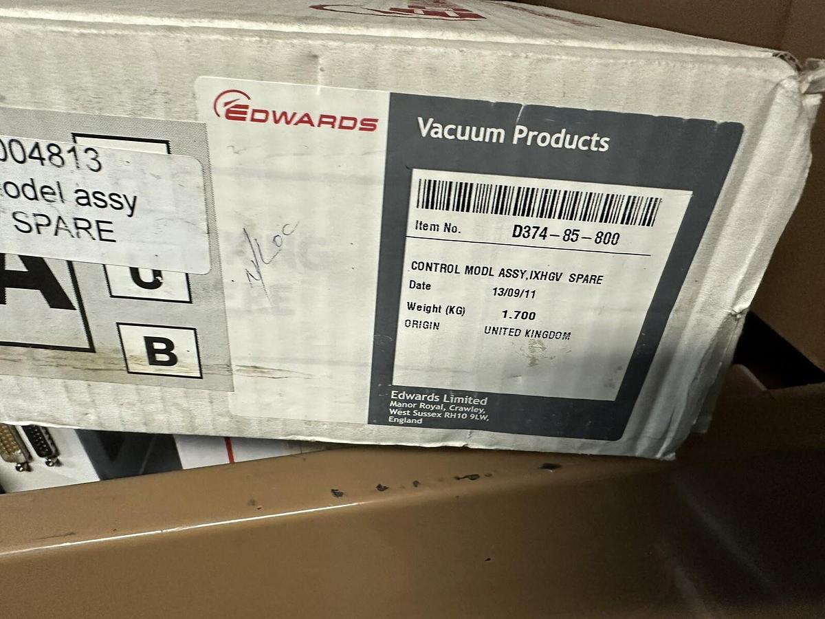 Used Edwards D37410212 iH iL Vacuum Pump Standard Control Module Working Surplus