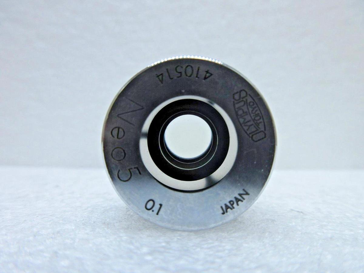 Used Olympus Microscopy Neo5 Microscope Objective 0.1 Working Surplus
