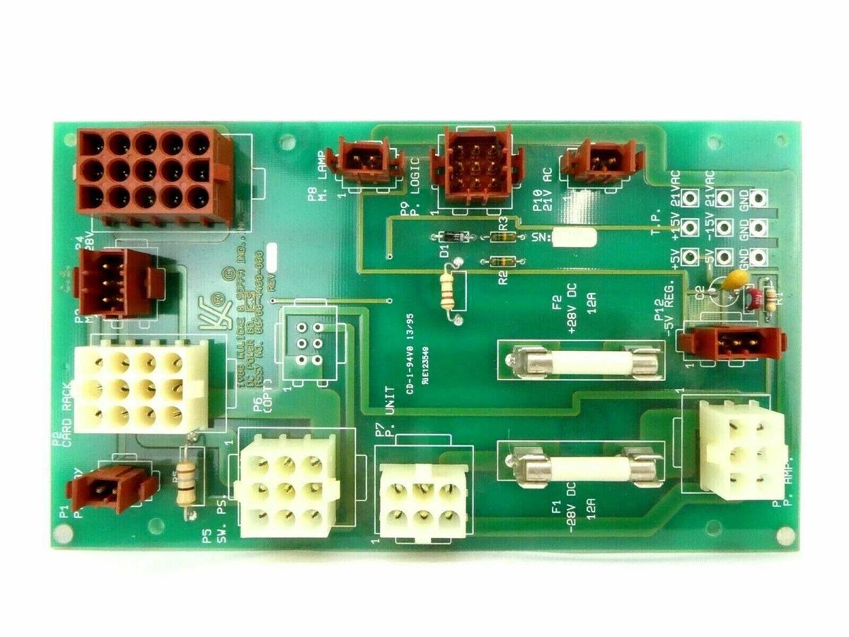 Used Kulicke & Soffa Industries 00780-4400-000 DC Power PCB 00780-4400-001 Working