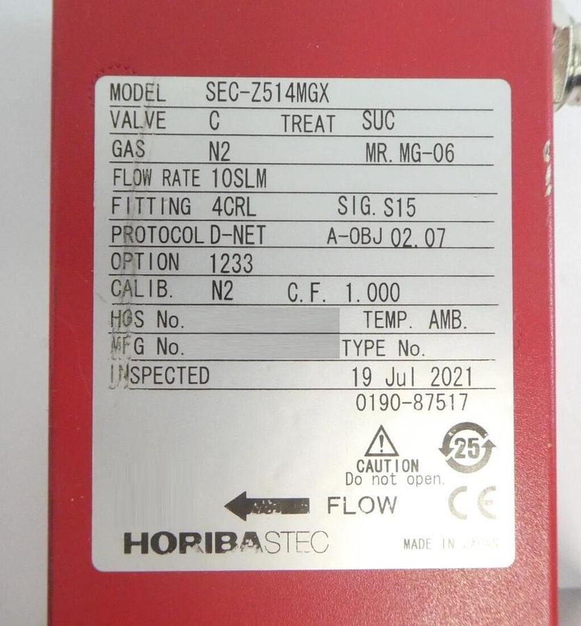 Used Horiba STEC Z500 Z700 Mass Flow Controller MFC Reseller Lot of 10 Working