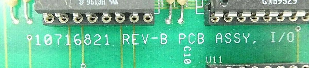 Used Varian Semiconductor Equipment VSEA 10716821 I/O PCB Card Rev. B Working Surplus