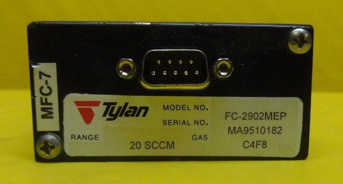 Used Tylan FC-2902MEP Mass Flow Controller MFC AMAT 0227-12087 20 SCCM C4F8 Used