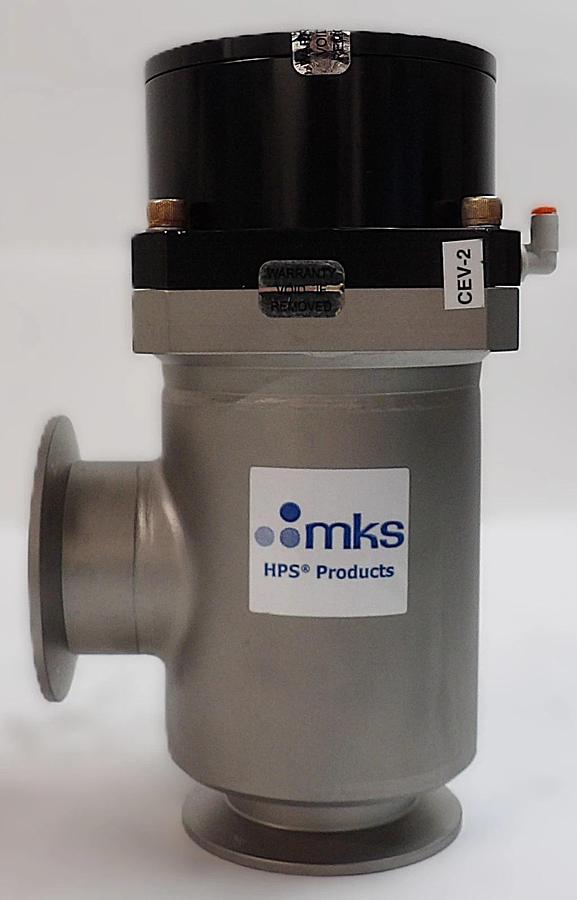 Used MKS Instruments LPV1-50-AK-CNZS Pneumatic Angle Valve Reseller Lot of 2 Working
