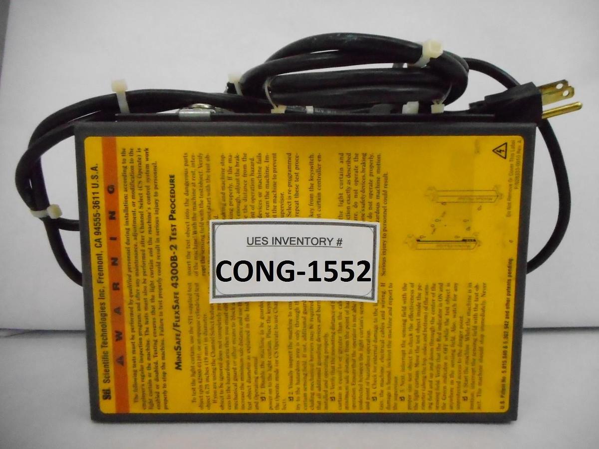 Used Sti 70011-1000 Light Curtain Controller MiniSafe/FlexSafe MS43-B2-AC1 Working