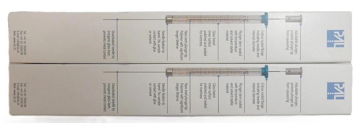 Used CTC Analytics PAL SyrLCX25µL X-Type Syringe Autosampler Kit Lot of 5 New