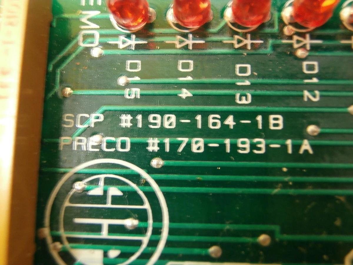 Used SCP Global Technology 190-170-1B EMO Alarm System Controller PCB 9400 Used