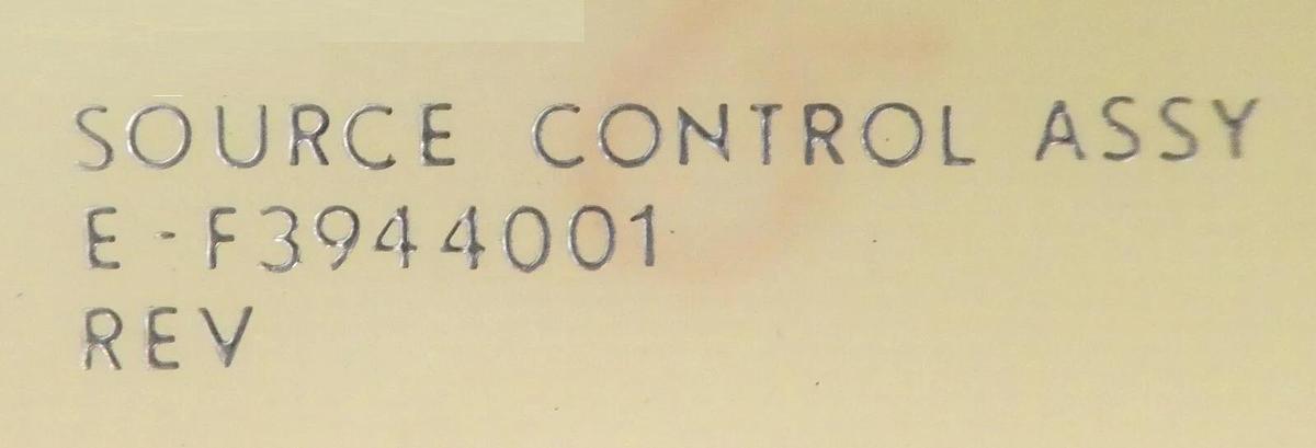 Used Varian Semiconductor VSEA F3944001 Source Controller Keypad PCB Rev. C Working