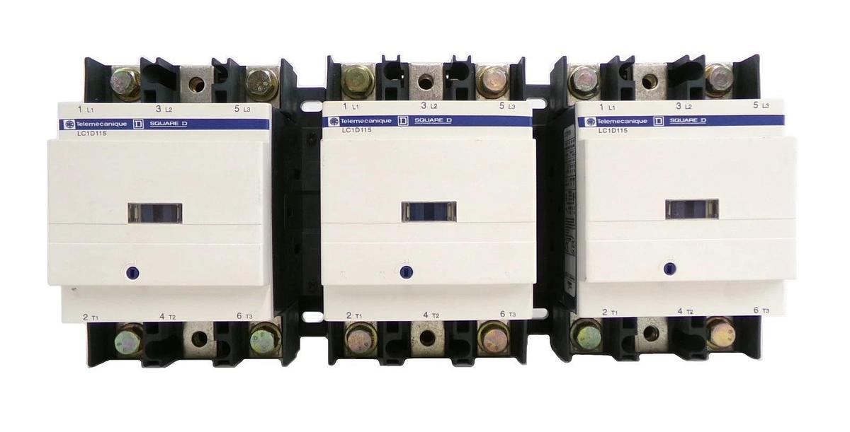 Used Telemecanique LC1D115 Contactor LC1 Square D Lot of 3 Working