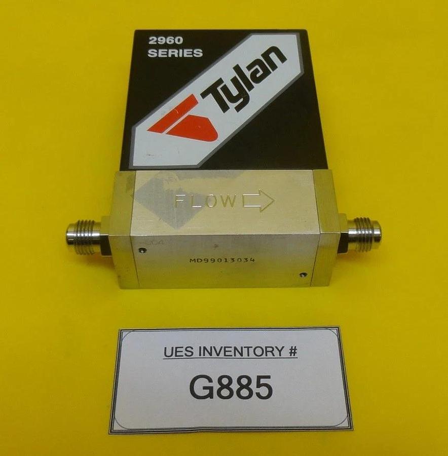 Used Tylan FC-2960MEP5 Mass Flow Controller MFC 2960 Series 0.1 SLPM N2 Used Working