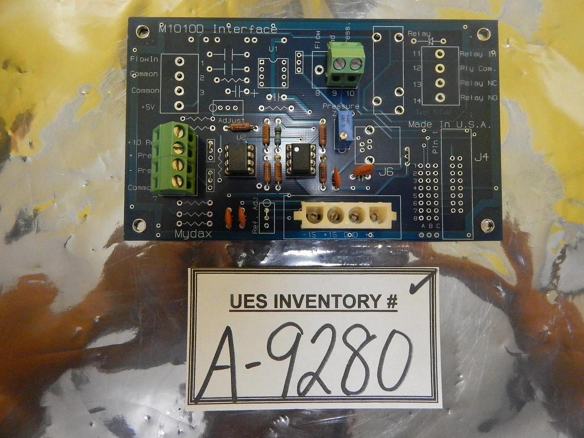 Used Mydax M1010D Flowmeter Interface Board PCB Chiller 1M9W-T Used Working