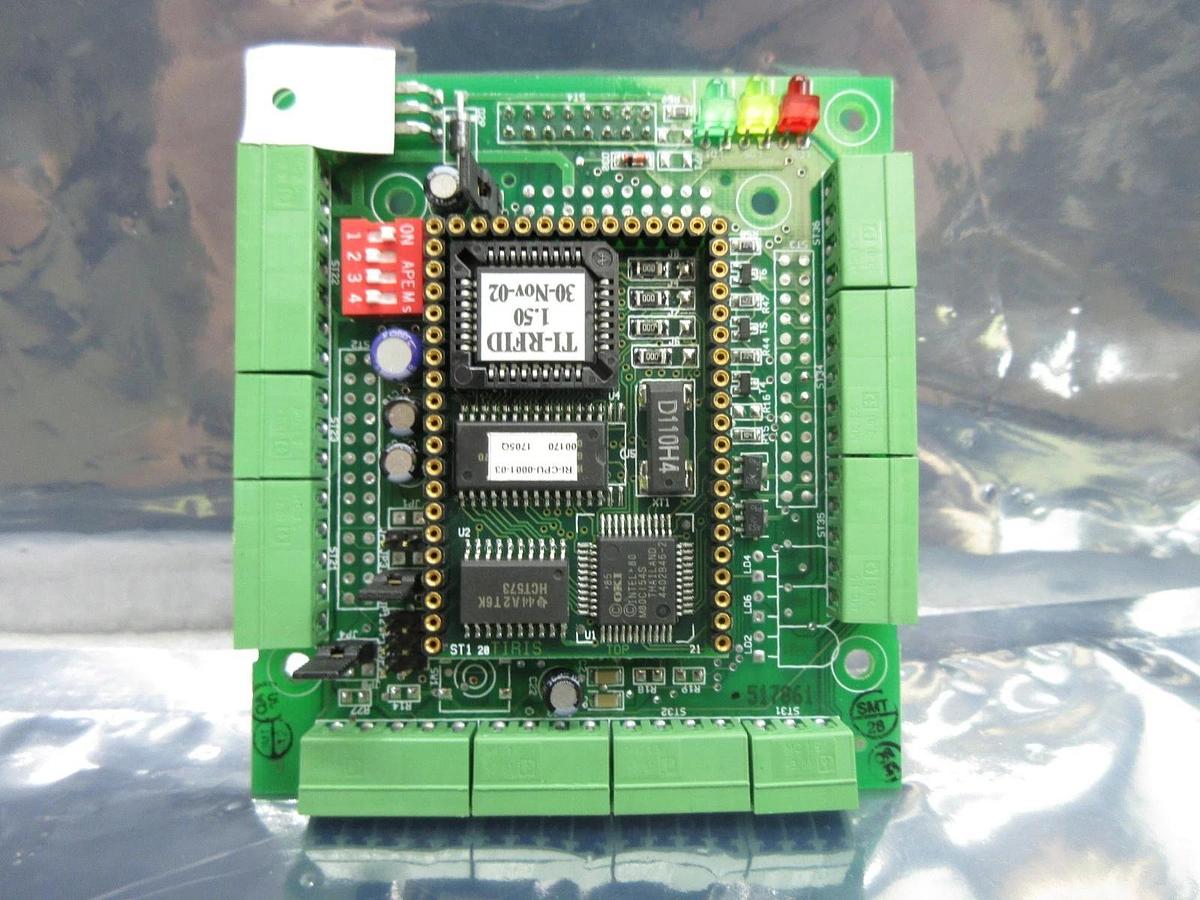 Used Tiris RI-CTL Reader Control Module Board PCB RI-CPU-0001-03 NSR System Used