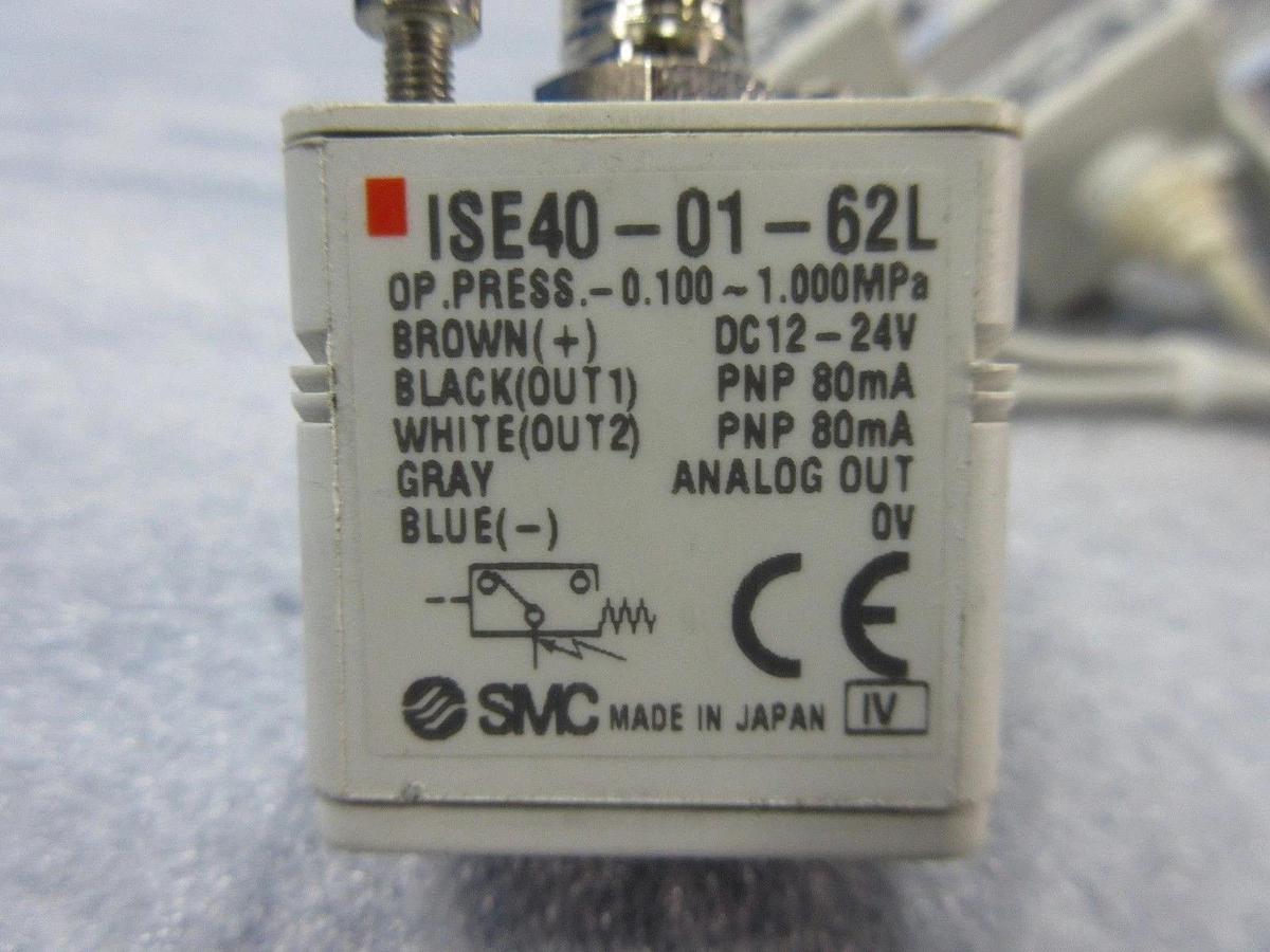 Used SMC ISE40-01-62L Digital Pressure Switch Lot of 8 AMAT Quantum X Used Working