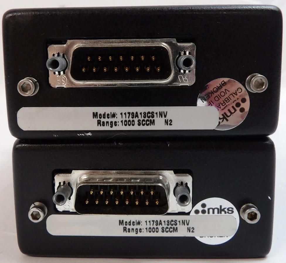 Used MKS Instruments 1179A13CS1NV MFC Mass Flow Controller Reseller Lot of 2 Working