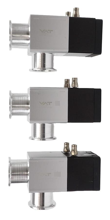Used VAT 29032-KA11-ACA2 Pneumatic Angle Valve Reseller Lot of 3 Working Surplus