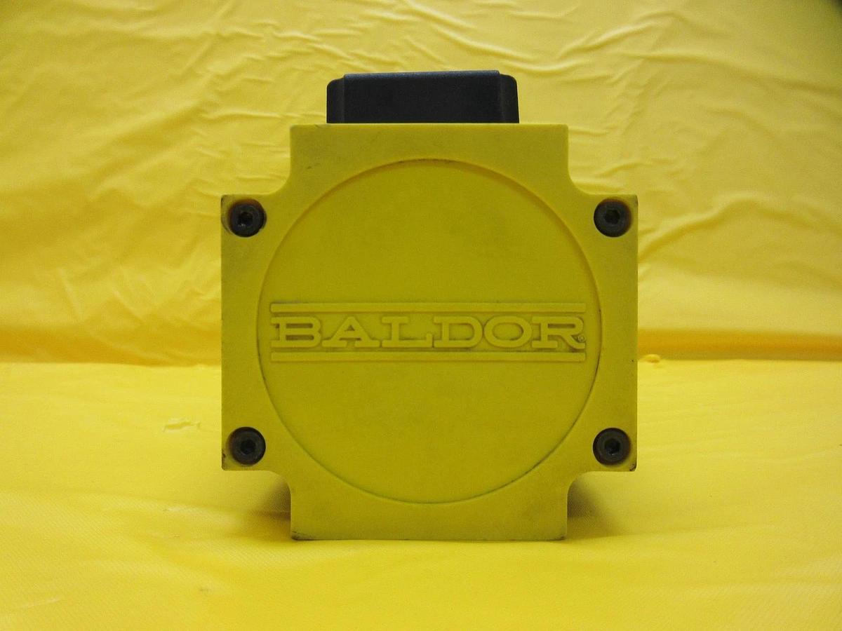 Used Baldor BSM80A-375BA Brushless AC Servo Motor with Gearhead AKN 60 Working