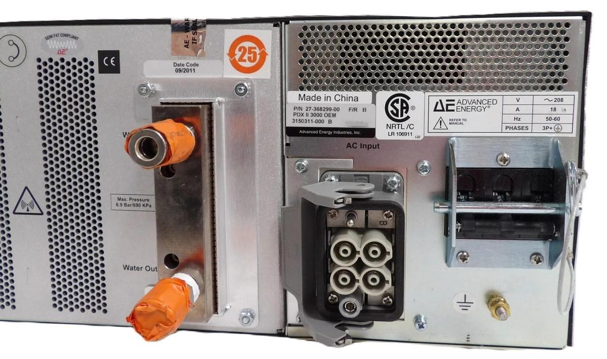 Refurbished PDX II 3000 AE Advanced Energy 3150311-000 Plasma Drive 27-368299-00 Refurbished