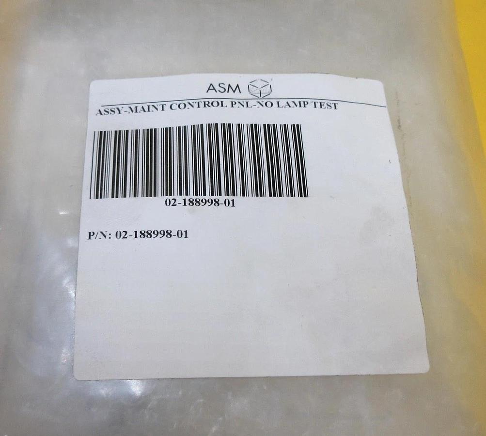 ASM 02-188998-01 ASSY-MAINT CONTROL PNL-NO LAMP TEST
