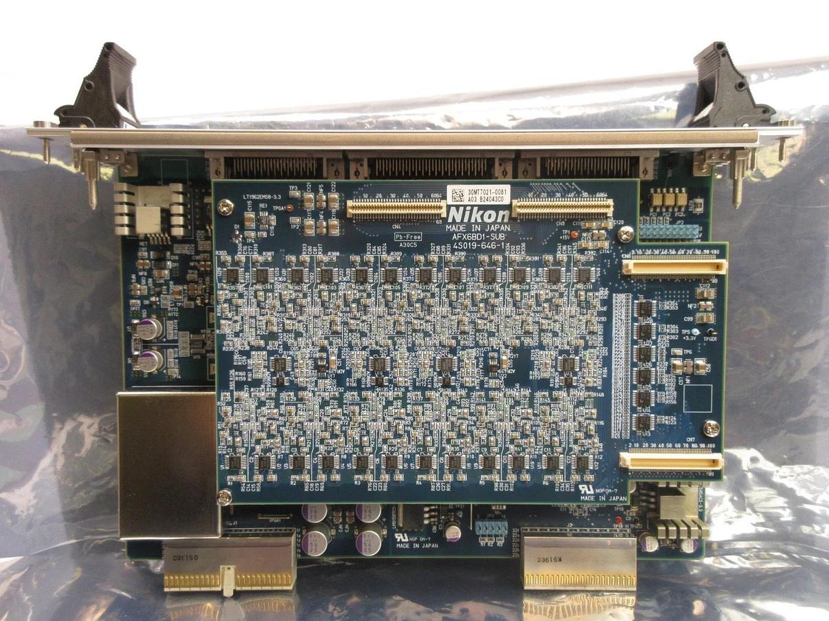Used Nikon Precision 4S019-645-1 Processor PCB Card AFX6BD1-MAIN 4S019-646-1 Working