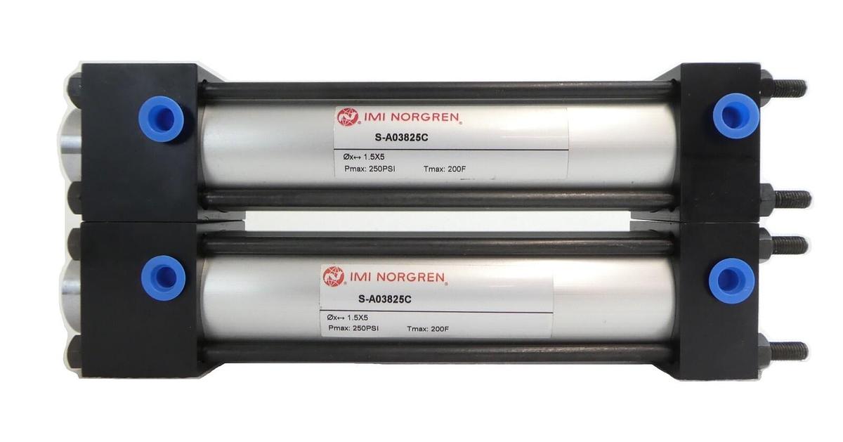 IMI Norgren S-A03825C 6" Pneumatic Cylinder Reseller Lot of 2 New Surplus