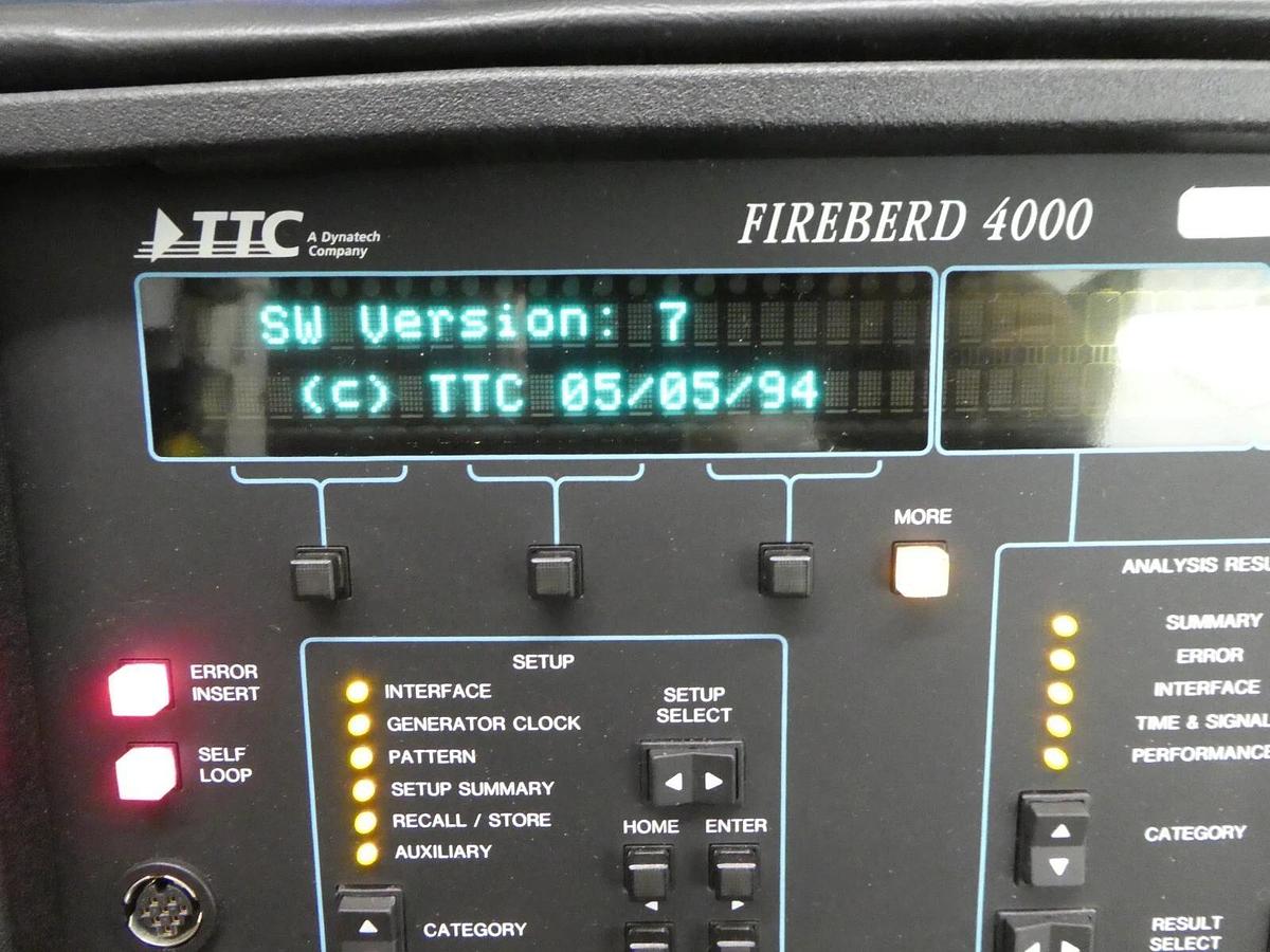 Used TTC Fireberd Communications Analyzer Reseller Lot of 2 4000 6000A Spare Surplus