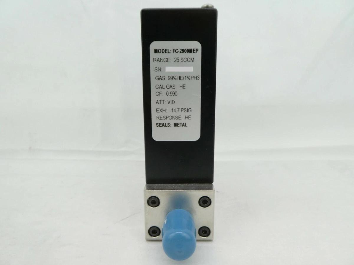 Used Tylan General FC-2900MEP Mass Flow Controller MFC 25 SCCM 99%HE/1%PH3 Working
