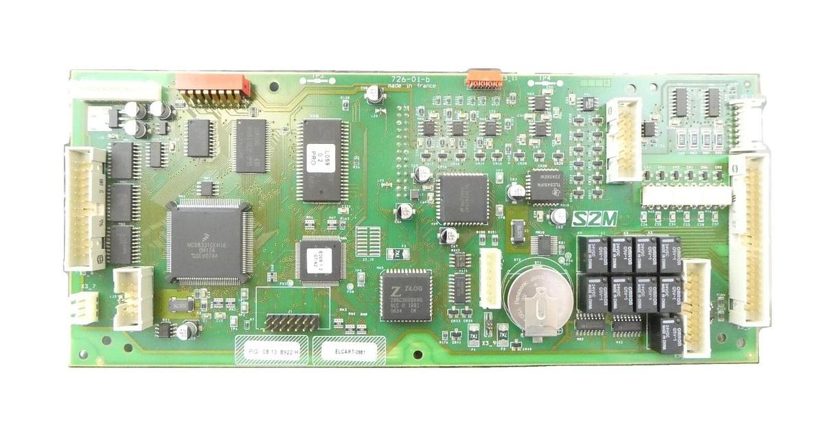 Used Edwards S2M 726-01-b Turbomolecular Pump Controller Processor PCB TurboWorking