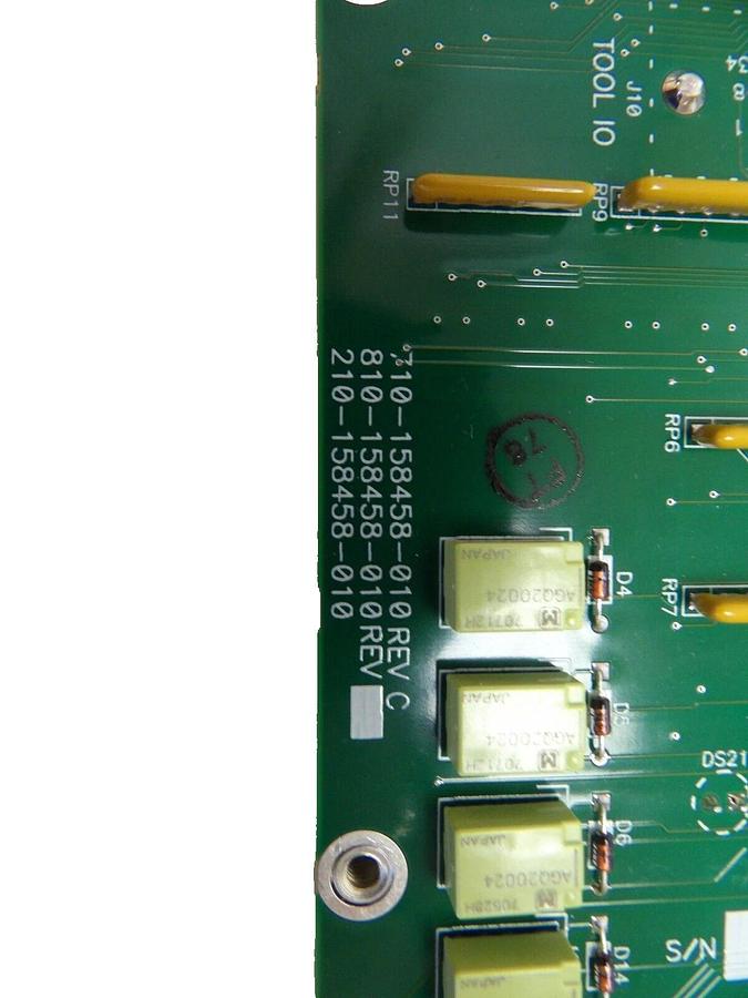Used Lam Research 810-158458-010 QSM 10-Axis Vortex Interface PCB Working Surplus