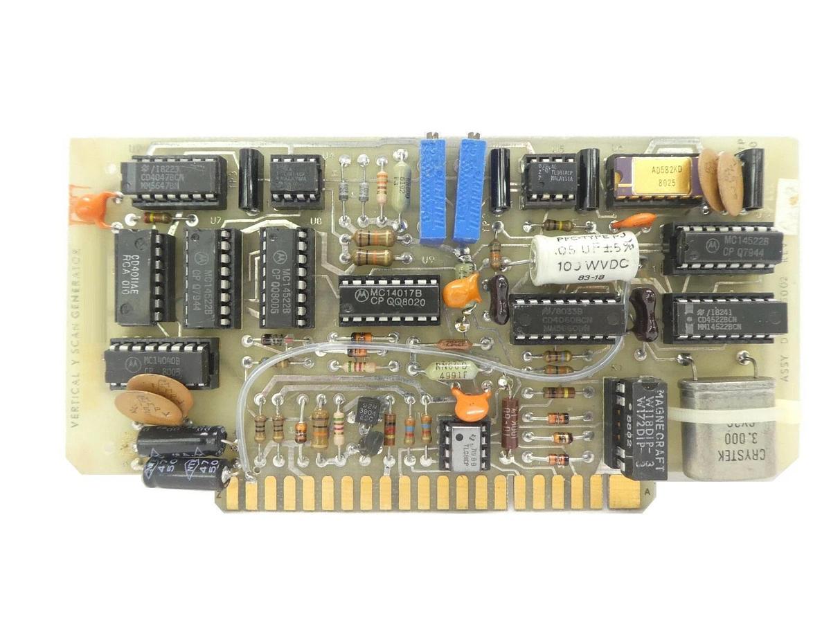 Used Varian Semiconductor VSEA D-F4685002 Vertical Y Scan Generator PCB Card Rev. A