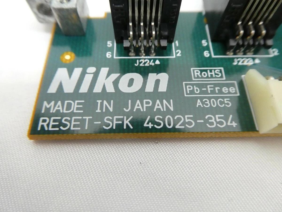 Used Nikon 4S025-354 Interface Board PCB Card RESET-SFK NSR-S620D System Working