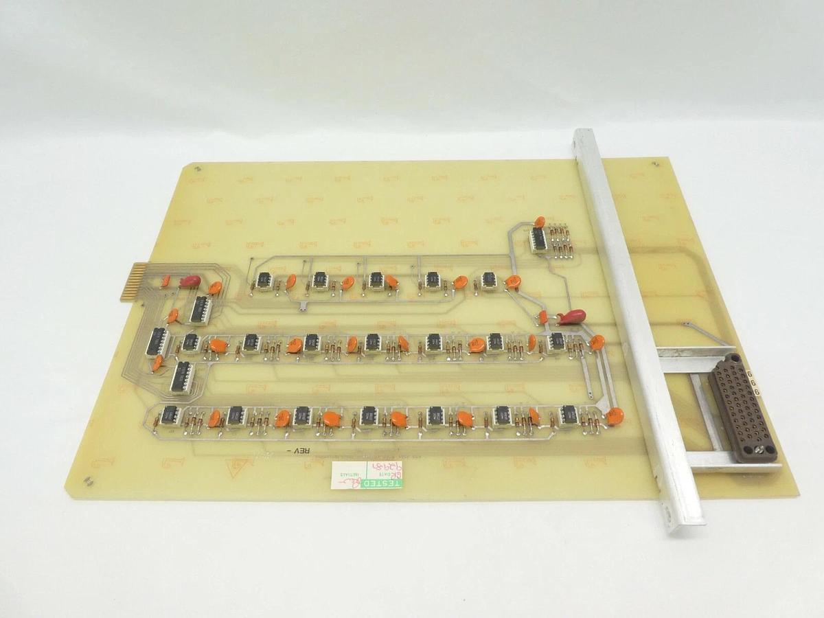 Used Varian Semiconductor VSEA E-F8340001 Data Logger Optical Isolation PCB Working