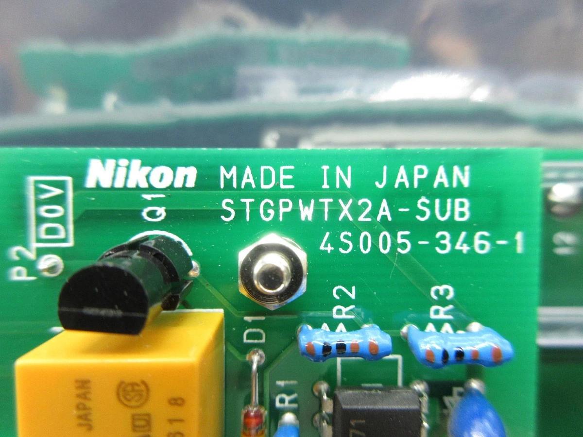 Used Nikon 4S013-382 Backplane Board PCB STGPWTX4A with 4S005-346-1 NSR System Used