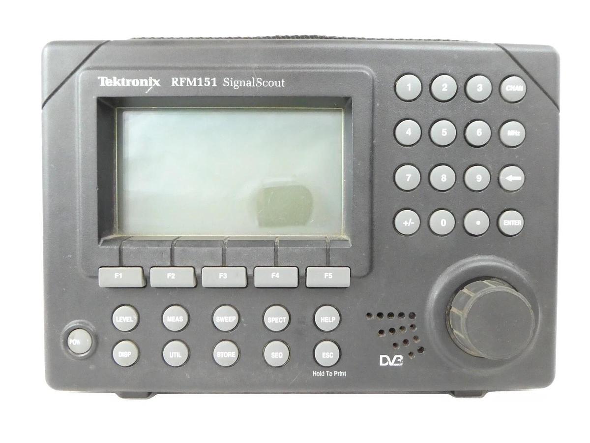 Used Tektronix RFM151 Signal Scout Cable VRF Analyzer SignalScout Working Surplus