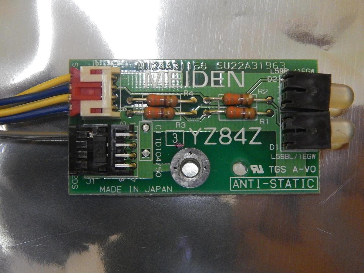 Used Meiden YZ84Z LED Indicator Board PCB SU22A31963 MU24A31158 Lot of 3 Used Working
