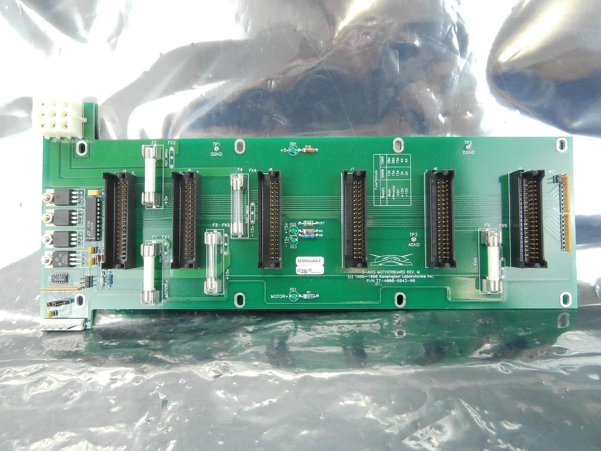 Used Kensington Laboratories 77-4000-6043-00 5-Axis Motherboard PCB Rev. M Working