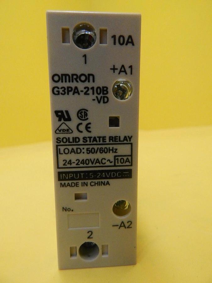 Used Omron G3PA-210B-VD Solid State Relay G3PA-220B-VD Reseller Lot of 7 Used Working