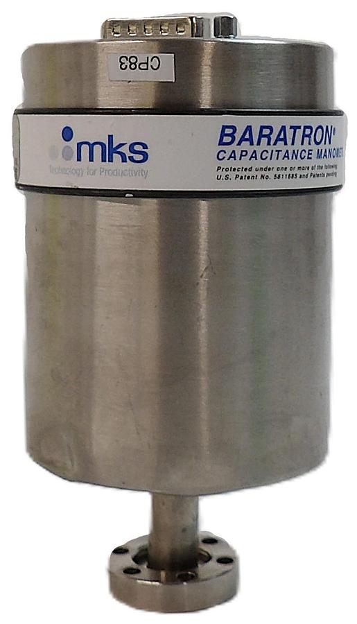 Used MKS Instruments 627FU2TCE5B Baratron Pressure Transducer Dented Spare